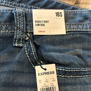 18 new with tags express jeans